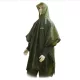 Outdoor PVC Poncho Olive Impermeabile M