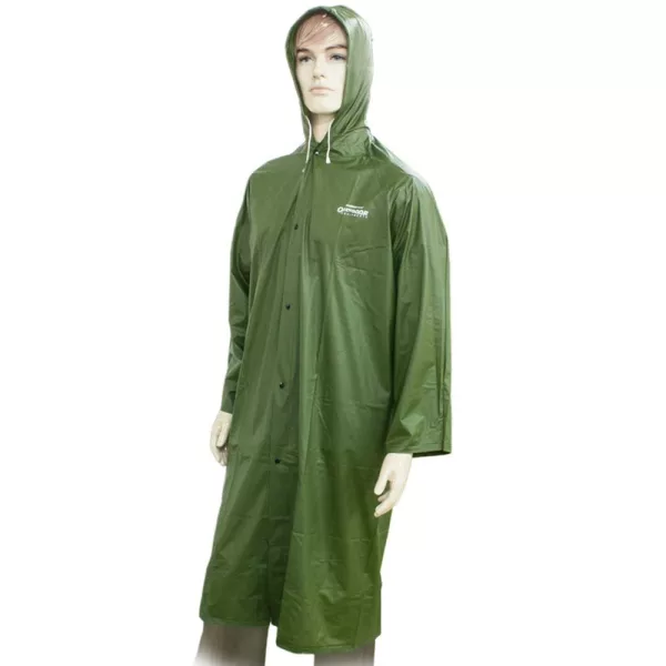 Outdoor Poncho in PVC Oliva Taglia XXL