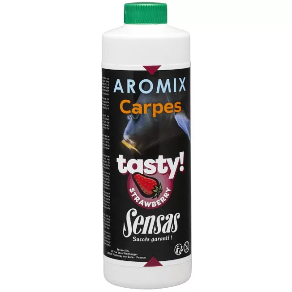 Sensas Aromix Carp Tasty Strawberry Attrattore Liquido 500ml