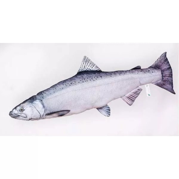 EnergoTeam Il Salmone Chinook 90cm Cuscino a forma di pesce