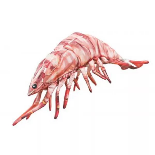 EnergoTeam The Tiger Prawn 65cm Cuscino a forma di pesce