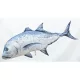 EnergoTeam The Giant Trevally 100cm Cuscino a forma di pesce