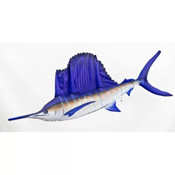EnergoTeam The Monster Pesce vela 200cm Cuscino a forma di pesce