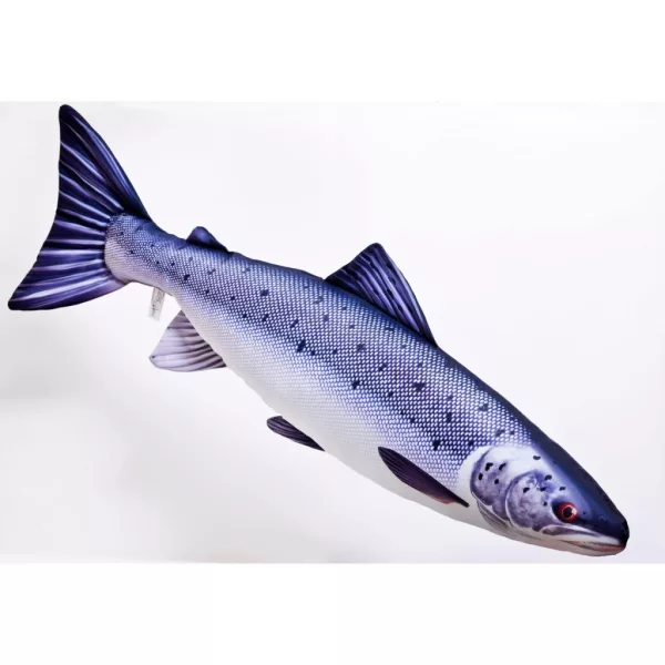 EnergoTeam The Monster Salmone Atlantico 200cm Cuscino a forma di pesce