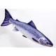 EnergoTeam The Monster Salmone Atlantico 200cm Cuscino a forma di pesce