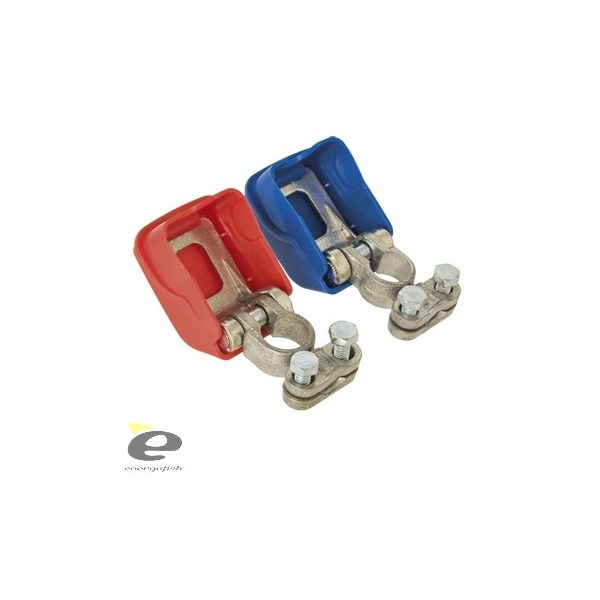 Coppia di connettori rapidi per batteria