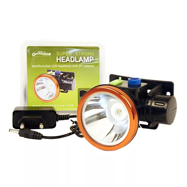 Outdoor Lampada frontale super potente con adattatore DC