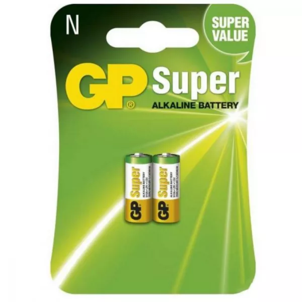 <b>Gp</b> 910A Pila Super Alcalina (Lr1,N) 1,5V Blister/2 B1305
