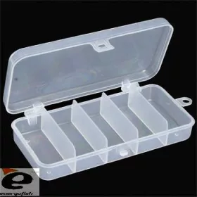 Scatola Mini per esche artificiali 6X13Cm a 5 scomparti