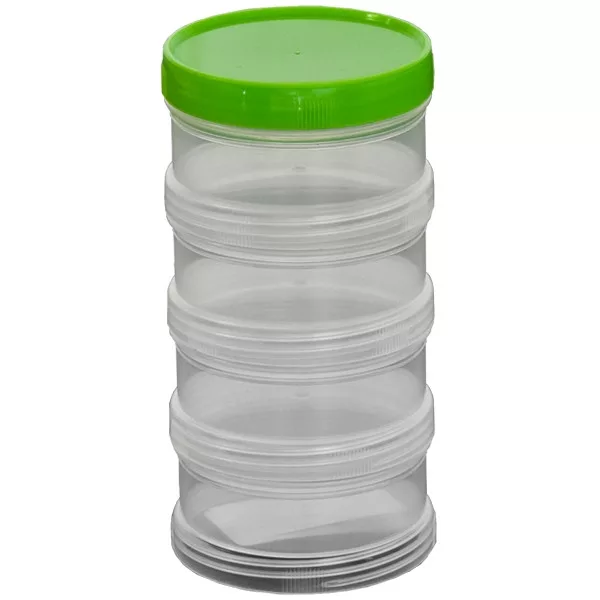 SCATOLA DI PLASTICA A VITE 4 PZ - Scatola per attrezzatura