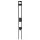 Kamasaki Picchetto da Pesca al Siluro Nero 76Cm