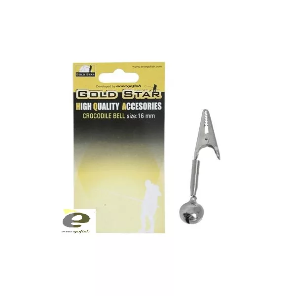 Avvisatore Acustico con Campanellino Singolo a Clip a Coccodrillo 16mm