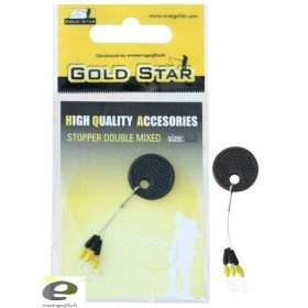 Stopper Kamasaki Doppio Nero/Giallo L