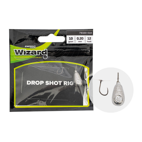 Wizard DROPSHOT LEADER HEAVY 20G 0.25 AMO 4ES Montatura Dropshot