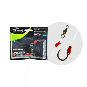   Wizard Monster Classic Mono Rig 11/0 Round 50cm Terminale per Siluro