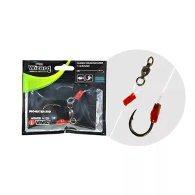   Wizard Monster Classic Mono Rig 9/0 Round 50cm Terminale per Siluro