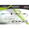 Wizard Monster Surface Livebait Double Monobraid Rig 7/0+9/0 Round Terminale per siluro