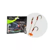 Wizard Monster Surface Livebait Double Braided Rig 9/0+11/0 Round Terminale per siluro