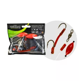   Wizard Monster River Upose Pro Double Monobraid Rig 9/0+11/0 4+4gr Round Terminale per siluro
