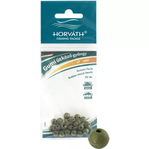 Perlina Fermafilo in Gomma 5Mm (20Db) Kt0084