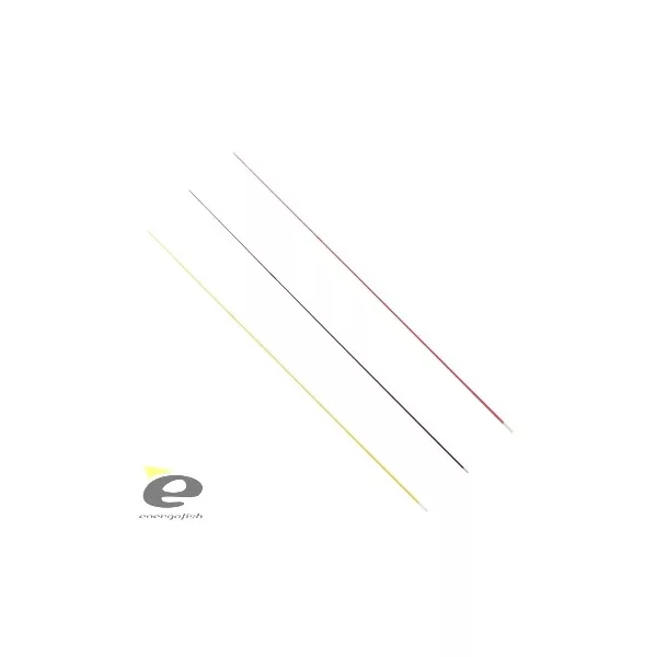 Cima in Fibra di Vetro 2,0X6X800 Rossa