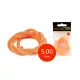 EnergoTeam Gomma per fionda Confezionata 5,00x2,00mm 60cm Arancione Fluo