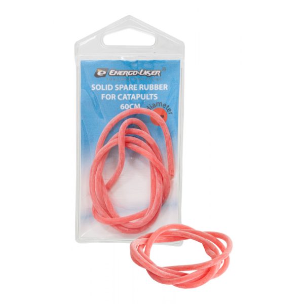 Gomma per Fionda Confezionata 3,0X1,5Mm Rossa 60Cm