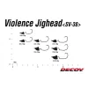 Decoy SV-38 Violence #6 1,8gr Offset Jig Fej 5db