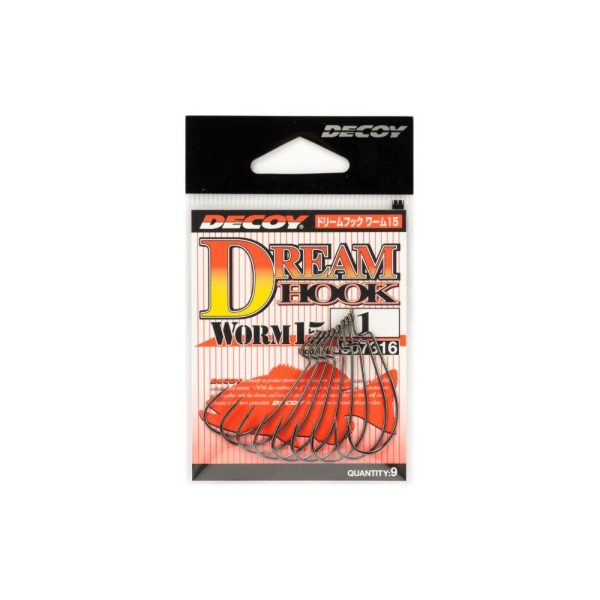 Decoy Worm 15 Dream Hook 8 Offset Horog 9db