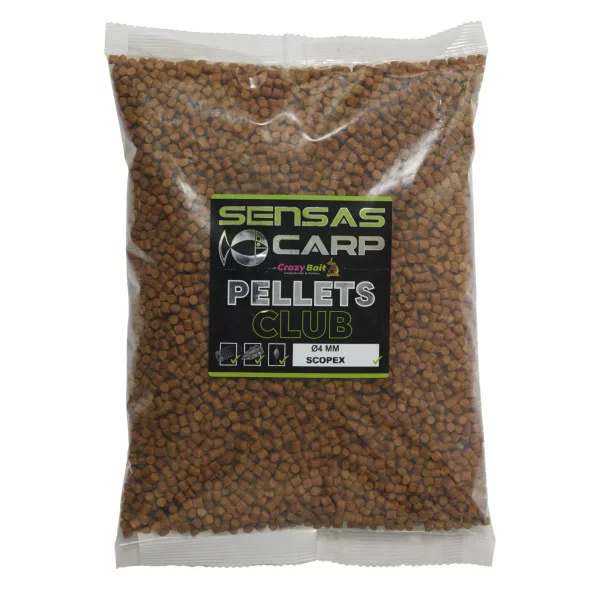 Sensas Scopex Club Pellets Pellet da pastura 4mm 10kg