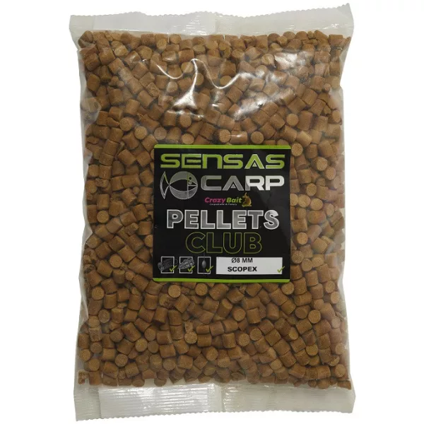 Sensas Scopex Club Pellets 8mm Pellet da pastura 10kg