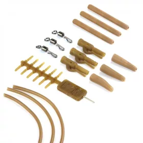   Carp Academy Terminale Completo su Tubo Morbido Marrone 3 pezzi