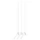 Nevis Tubo Anti-groviglio 30cm Bianco 3pz (3452-1)