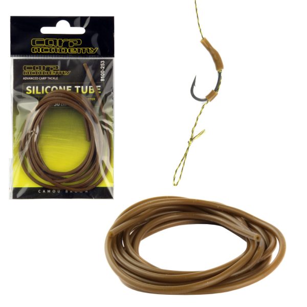 Carp Academy Tubo in Silicone per Fissaggio Hair Rig 0,75mm 150cm