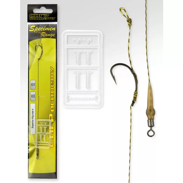 Carp Academy Terminale Boilie Nero 4 1pz/confezione Amo da boilie con occhiello e ardiglione