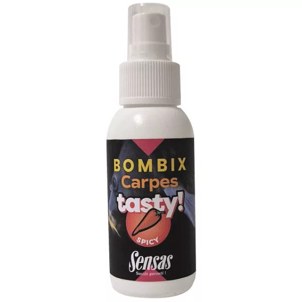 Sensas Bombix Carp Tasty Spicy Attrattore Liquido 75ml