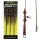 Carp Academy Set Terminale Completo su Treccia con Anima in Piombo con Girella e Clip di Piombo 75cm 35lb 3pz