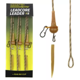   Carp Academy Montatura Leadcore Pre-legata Run Rig con Clip di Piombo 3pz