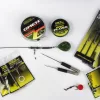 Carp Academy Set Terminale Completo su Treccia con Anima in Piombo con Clip Rapida e Clip di Piombo 75cm 35lb 3pz