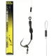 Carp Academy Spinner Rig Curved Shank Rig 4 Amo Spinner con Ardiglione e Occhiello per Boilies