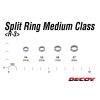 Decoy R-3 Medium Class Silver 4 50lb Split Ring Kulcskarika 20db