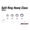 Decoy R-5 Heavy Class Silver 11 300lb Split Ring Kulcskarika 8db