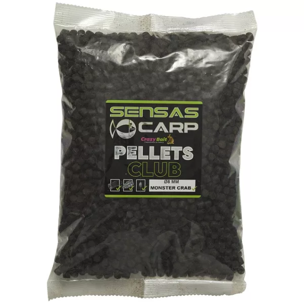 Sensas Monster Crab Club Pellets 8mm Pellet da pasturazione 10kg