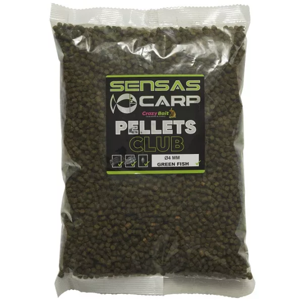 Sensas Green Fish Club Pellets 4mm Pellet da pasturazione 10kg