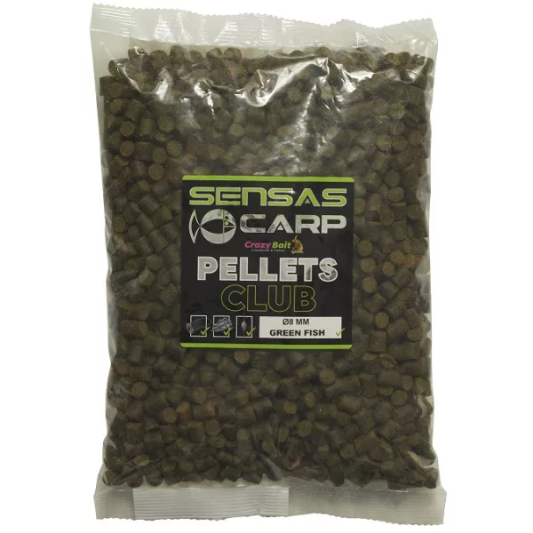 Sensas Green Fish Club Pellets 8mm Pellet da pasturazione 10kg