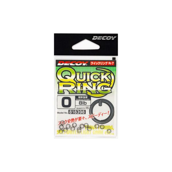 Decoy R-7 Quick Ring 0 8lb Kulcskarika 15db
