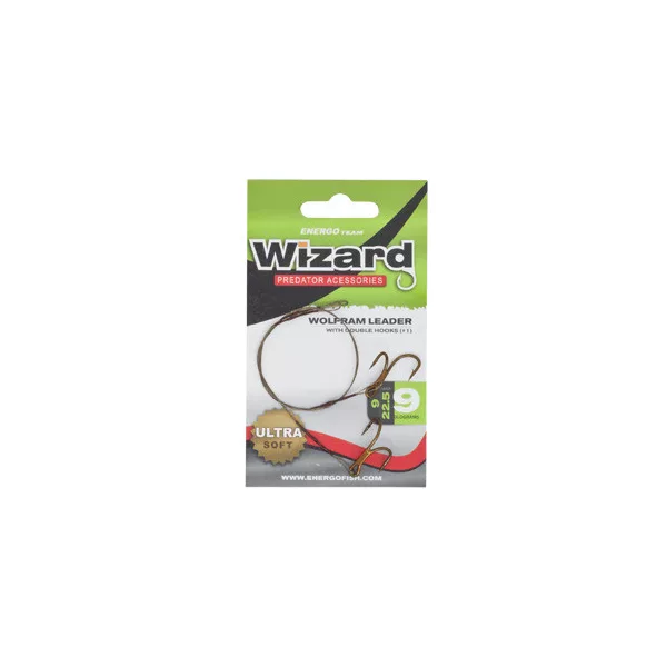 Finale in Tungsteno Con Amo a 2 Punte 9 9Kg 2 pz/Conf