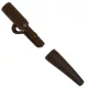 CLIP PER PIOMBO CON STOPPER IN GOMMA CONICO 2X6 PZ/CONF - Clip per piombo