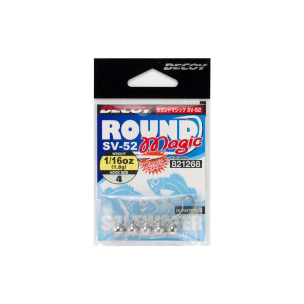 Decoy SV-52 Round Magic #4 0,9gr Jig Fej 5db