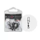 Girella cilindrica Bf con moschettone Nice 12 8pz/conf